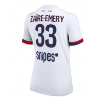 Dámy Fotbalový dres Paris Saint-Germain Warren Zaire-Emery #33 2025-26 Venkovní Krátký Rukáv